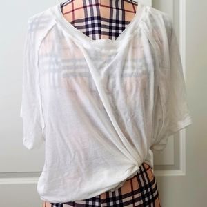NWT - light-weight white tee